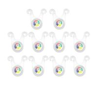 KieTeiiK 10 da 10 Campeggio Esterno Corda Avvertimento Guardia A LED Campeggio Appeso Alza