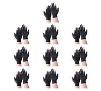 KieTeiiK 10 paia di guanti sottili in cotone senza dita per un controllo preciso dello smartphone e traspiranti comodi nell'uso quotidiano Guanti compatibili con display touch