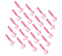 KieTeiiK 20 esche da pesca a coda rotante oscillanti morbide migliorano la flessibilità per spigole, trote e pescano esche leggere da viaggio