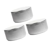 KieTeiiK 3Pcs Alluminio Suolo Scatole di Immagazzinaggio Campione Contenitori Per Laboratorio Campo Uso Vasetti Per Conservazione Campioni Giardinaggio Campioni Contenitori Campioni