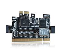 KieTeiiK A1105 Computer Repair Diagnostic Card With Digitals Clock Display Multiple Error Detection LED Per Hardware PCHs Satas Error