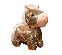 KieTeiiK Adorabile Studio con Paillettes Friend Desk Desk Companion Colorful Animals Polpete Toy for Kids Learning Motivation Gift Animal Peluche