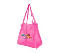 KieTeiiK Borsa a rete riutilizzabile a prova di sabbia per raccogliere texture in nylon per il beachcombing e viaggi all'aperto rete di stoccaggio essenziale Shell