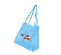 KieTeiiK Borsa a rete riutilizzabile a prova di sabbia per raccogliere texture in nylon per il beachcombing e viaggi all'aperto rete di stoccaggio essenziale Shell