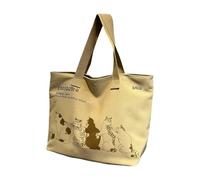 KieTeiiK Borsa Shopper in Tela Da Donna Oversize Alla Con Manici Ergonomici a Spalla Per Organizer Per Libri