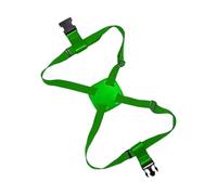 KieTeiiK Chiusure regolabili per borse per un collegamento sicuro della custodia di transito Forte poliestere cinghia con fibbie chiusure cintura bagagli con fibbia, Verde