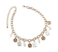 KieTeiiK Collana Collana Exquisito Gioielli Squisiti CANCHIO CAMPARE UNICO NEGLI OSSERE UNDIUTTUATA TERSA LEGA PER QUALSIASI CATENA PERLA