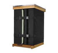 KieTeiiK Copertura isolata riciclabile degli alveari delle api con fibbie e cotone di pietra per 8 e 10 telai uso invernale coperta del nido riflettente