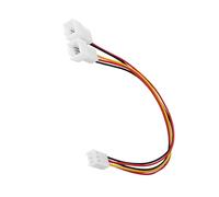 KieTeiiK Facile installa il cavo di estensione della ventola a 3 pin per i layout di case che collegano due ventole a 1 intestazione Assemblee professionali due adattatori