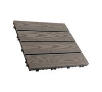 KieTeiiK I grani compositi strutturati del bordo della piattaforma di sguardo di legno concatenano la piattaforma dei patii per il composito resistente di sole delle piattaforme dell'iarda del port