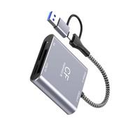 KieTeiiK Lettore Schede CFE in Alluminio 10GBPS USB 3.2 Gen 2 Connettore Scheda Tipo B Speed Bype per Tablet Telefono Lettore Viaggi