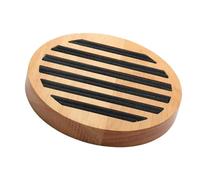 KieTeiiK Multi funzionale rotondo in legno organizzatori di gioielli piatto pratico anelli supporto di stoccaggio per braccialetti orecchini vassoio supporto in legno
