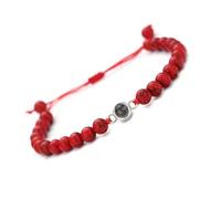 KieTeiiK Pietra opaca alla moda con scritta "I Loves You" in 100 lingue, ideale per San Valentino o compleanni, espressione di amore, Misura unica, come descritto