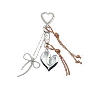 KieTeiiK Portachiavi Estetici Incantature Per Cuore Fascino Busta Busta A Sospensione Del Cuore Corpi Portachiavi Portata Le Borse Da Donna Accessori Sacchetti Da Donna