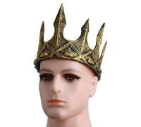 KieTeiiK Royal Medieval King Crowns Craona Regolabile Croona Tiaran Crownpiece A Banda Per Capelli Per Occasione Speciale Eventi Culturali Tesinaggio Della