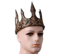 KieTeiiK Royal Medieval King Crowns Craona Regolabile Croona Tiaran Crownpiece A Banda Per Capelli Per Occasione Speciale Eventi Culturali Tesinaggio Della