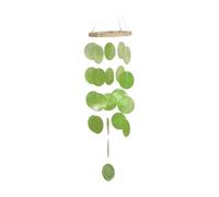 KieTeiiK Scacciapensieri fatti a mano con conchiglie con design costiero, perfetto per giardino, cortile, portico, ramo di albero, balcone, da appendere all'aria aperta