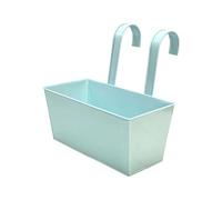 KieTeiiK Scatola rettangolare da appendere Decors Desktop Regalo Pianta Contenitore Ornamento Retrò Scatola Fioriera Paesaggio Gancio Staccabile Fiori