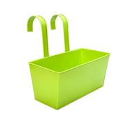 KieTeiiK Scatola rettangolare da appendere Decors Desktop Regalo Pianta Contenitore Ornamento Retrò Scatola Fioriera Paesaggio Gancio Staccabile Fiori