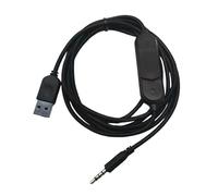 KieTeiiK Universals 3.5mm Sound Cable Equipped with Digitals USB Card Module Optimized for PC Mobile Gaming Communication Multiple Device Compatible Cable
