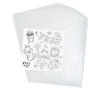 Kievano Carta Lucida A4 110g/m² - 100 Fogli Carta da Lucido Stampabile, Carta Trasparente per Disegno, Ricalco, Architettura, Calco e Progetti Creativi