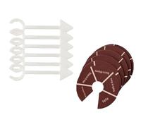 KIEYIQE Giochi da Bere Divertenti con Wine Not Spin, Gioco da Bere con Rotazione di Bicchieri da Vino, Roulette per Feste di Addio al Nubilato, Serate tra Ragazze e degustazioni di Birra (6Pcs)