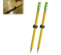 KIEYIQE Matita ADHD - Matita antistress con filettatura, matite antistress per ADHD con gomma, custodia portapenne Gidgets per la concentrazione, materiali didattici per l'autismo, sollievo (2pcs)