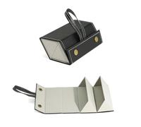 KIFSDLF 1 Custodia for Occhiali in Pelle con più Scomparti, Realizzata a Mano, Organizer for da Viaggio, for Sole Portatile(Color 01)