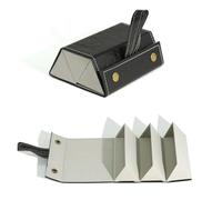 KIFSDLF 1 Custodia for Occhiali in Pelle con più Scomparti, Realizzata a Mano, Organizer for da Viaggio, for Sole Portatile(Color 02)