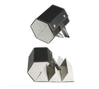 KIFSDLF 1 Custodia for Occhiali in Pelle con più Scomparti, Realizzata a Mano, Organizer for da Viaggio, for Sole Portatile(Color 03)