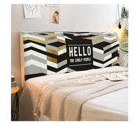 KIFSDLF Bedding Bed Head Covers Headboard Plaid Mattress Pad Double Blanket Bedhead Board Sheet(10,W220 x H60cm)