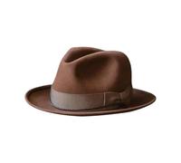 KIFSDLF Cappello in feltro di lana verde caldo antivento comodo for i viaggi e l'uso quotidiano per Derby, per matrimoni, feste(Color 1)