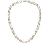KIFSDLF Collana di perle for donna, filo coltivate d'acqua dolce da 8-9,0 mm e 9-10, con chiusura in argento sterling perle finte per matrimoni, feste, damigelle d'onor(8-9mm,60cm)