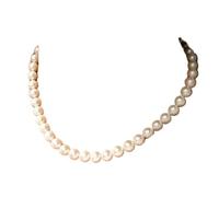 KIFSDLF Collana girocollo in perle finte bianche for donne e uomini, collane for banchetti nuziali, gioielli vintage fatti a mano perle finte per matrimoni, feste, damigelle d'onor(8mm)