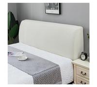 KIFSDLF Copri testata letto schienale all-inclusive Polar Fleece Testiera elastica Parapolvere Mobili for la casa Decorazioni for(Creamy White,W200-220cmxH50-65cm)