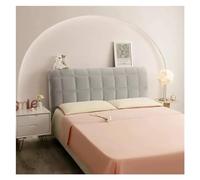 KIFSDLF Copri testiera del letto a quadri Camera da Morbido Caldo Inverno Addensare Copriletto antipolvere for testata all inclusive(A4 grey,W100 x H70cm A)