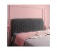 KIFSDLF Copritestata Morbida trapunta in velluto trapuntato Copri testata letto Tinta unita Lavabile Copriletto antipolvere(Dark Grey,W180 x H70cm)