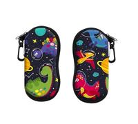 KIFSDLF Custodia for Occhiali con Animali dei Cartoni Animati, Arcobaleno, Custodia Protettiva, Accessori for Abbigliamento, Uomo e Donna, Borsa for alla Moda for Amici(Color 1)