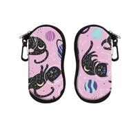 KIFSDLF Custodia for Occhiali con Animali dei Cartoni Animati, Arcobaleno, Custodia Protettiva, Accessori for Abbigliamento, Uomo e Donna, Borsa for alla Moda for Amici(Color-03)