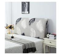 KIFSDLF Fodere for testiera elastiche stampate rimovibili Protezione antipolvere for letto Copri testata all-inclusive for decorazioni for la casa di banchetti in hotel(Light Grey,2.2m)