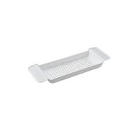 KIFSDLF Mensola for vasca da bagno, vassoio estensibile for, portaoggetti for doccia, porta asciugamani, libri, organizer for riporre gli accessori(White)