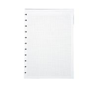 KIFSDLF Quaderno A4 con fori a fungo, riempito, quaderni e diari vuoti a righe orizzontali, carta di ricarica for a