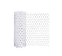 KIFSDLF Rete Metallica in plastica for Recinzione Floreale, Versatile, Esagonale da 300 * 40 cm, for pollame, Cani, Conigli, Serpenti e Giardinaggio.(White)