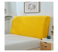 KIFSDLF Solid Color Short Plush Elastic Soft All-inclusive Cover Bed Head Back Headboard Dustproof(04,W200xH65cm)
