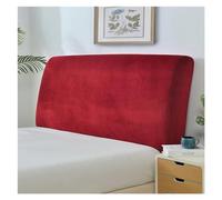 KIFSDLF Solid Color Short Plush Elastic Soft All-inclusive Cover Bed Head Back Headboard Dustproof(05,W220xH65cm)