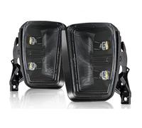 KIFWGIH Fendinebbia A LED Luci Diurne Per Dodge Per Ram 1500 2013 2014 2015 2016 2017 2018 Indicatori Direzione DRL Accessori Per Auto Bianchi E Gialli Fendinebbia Auto Faretti(Fog Yellow)