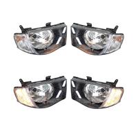 KIFWGIH Indicatori Direzione laterali LED 1 Coppia Fari Anteriori Per Mitsubishi Per L200 Per TRITON 2006-2015 Con Luce Di Posizione Alogena Luce Di Direzione Posizione DRL Senza Lampadina
