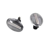 KIFWGIH Indicatori Direzione laterali LED 2x 12V Indicatore Direzione Laterale Dinamico LED Auto Posizione Laterale Per MINI Per Cooper R55 R56 R57 R58 R59 2007-2013(30LED Crystal)