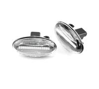 KIFWGIH Indicatori Direzione laterali LED Indicatore Direzione Dinamico Parafango Laterale LED Per Peugeot 107 1007 108 206 301 307Per Expert Per Partner Per Traveller(Dynamic Crystal)