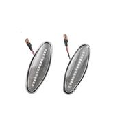 KIFWGIH Indicatori Direzione laterali LED Luce Di Posizione Laterale Per JAGUAR XK8 Per S-Type XK 8/XKR XJ X350 Indicatore Di Direzione Dinamico A LED Lampeggiante(2Pcs Dynamic Crystal)